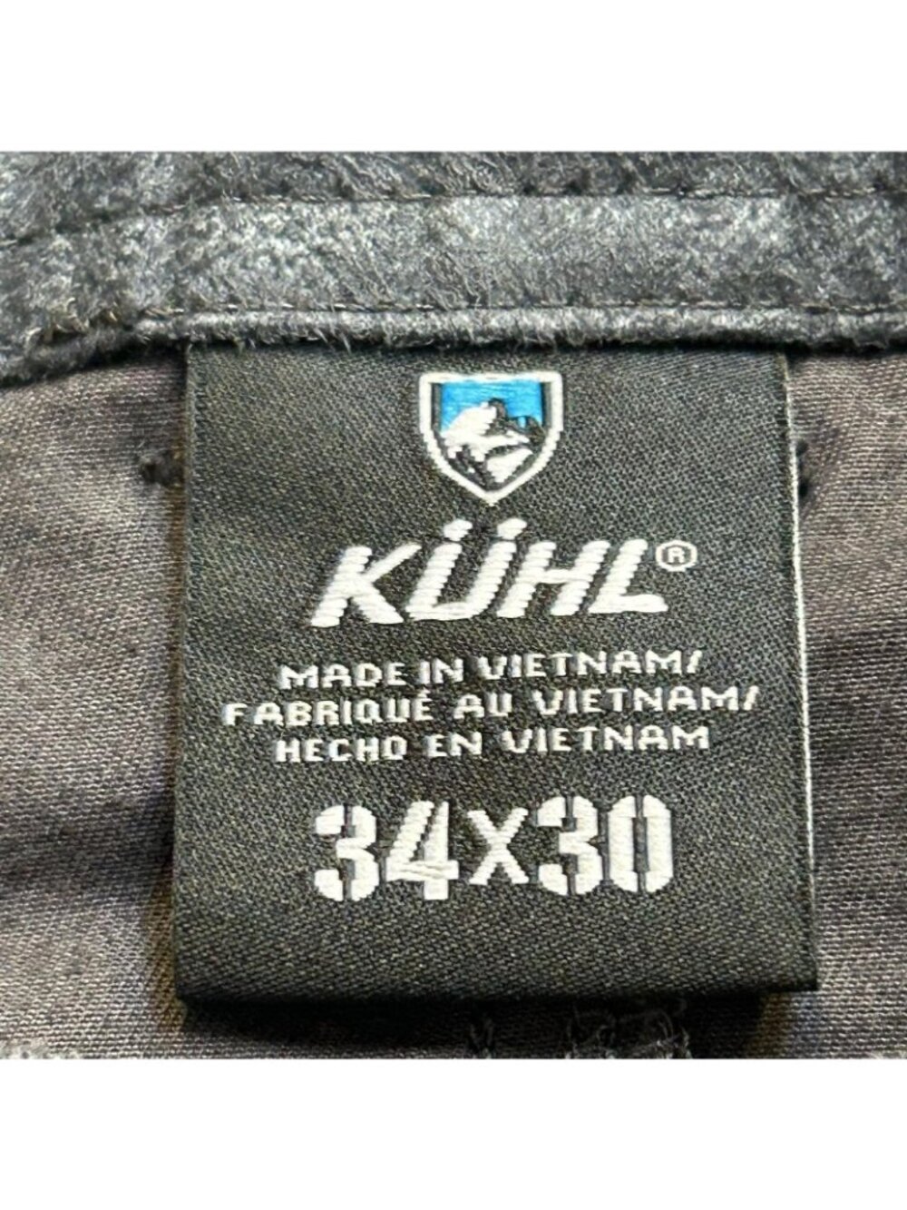 Kuhl Rydr Lite Pants Mens 34x28.5 Gray Chino Outdoor Hiking Stretch Workwear - Picture 6 of 15